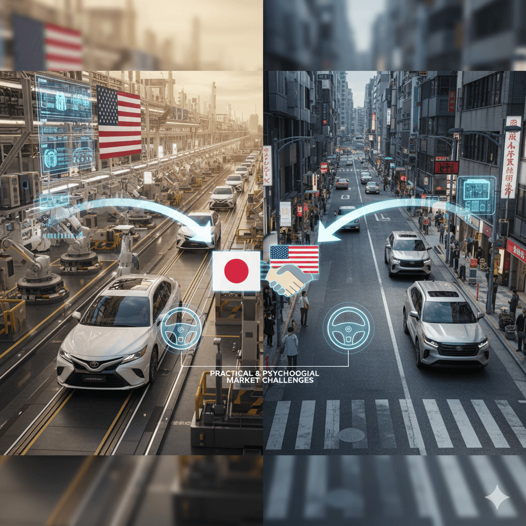 تويوتا ستبيع سيارات مصنّعة في أميركا في اليابان لتلبية رغبات ترامب