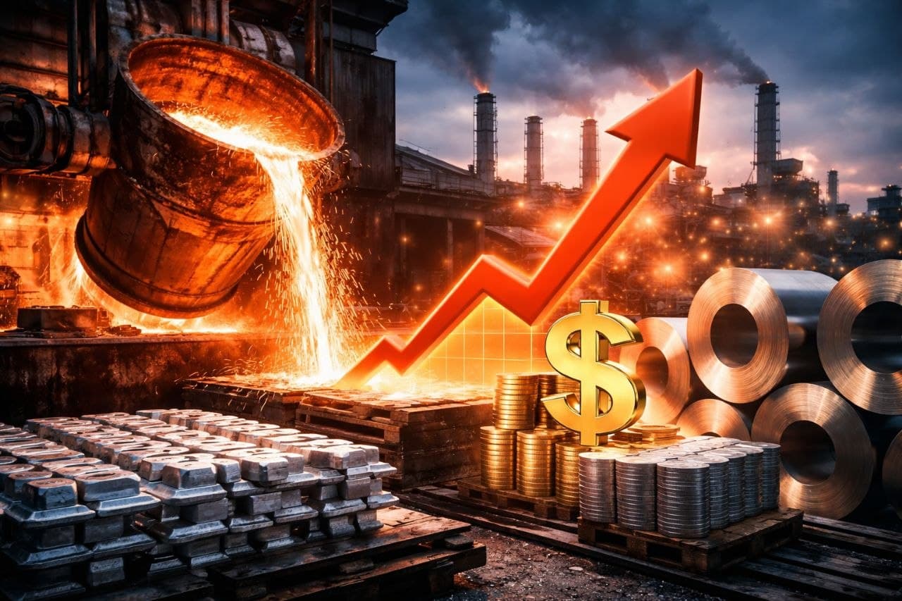 قفزة قوية بأسعار الألمنيوم بعد هجمات إيرانية على منشآت خليجية