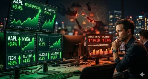 المستثمرون يعززون التحوط مع بلوغ الأسهم مستويات قياسية وسط مخاوف الفائدة