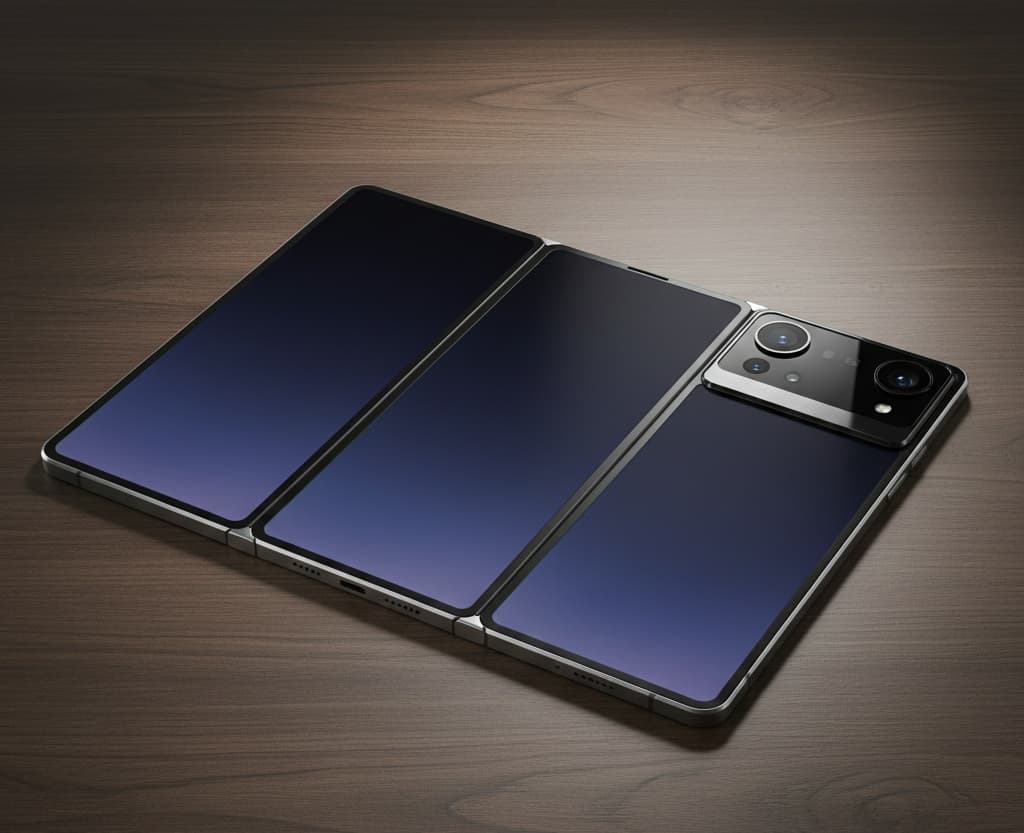 سامسونج ثلاثي الطي: غالي ومليء بعيوب التصميم