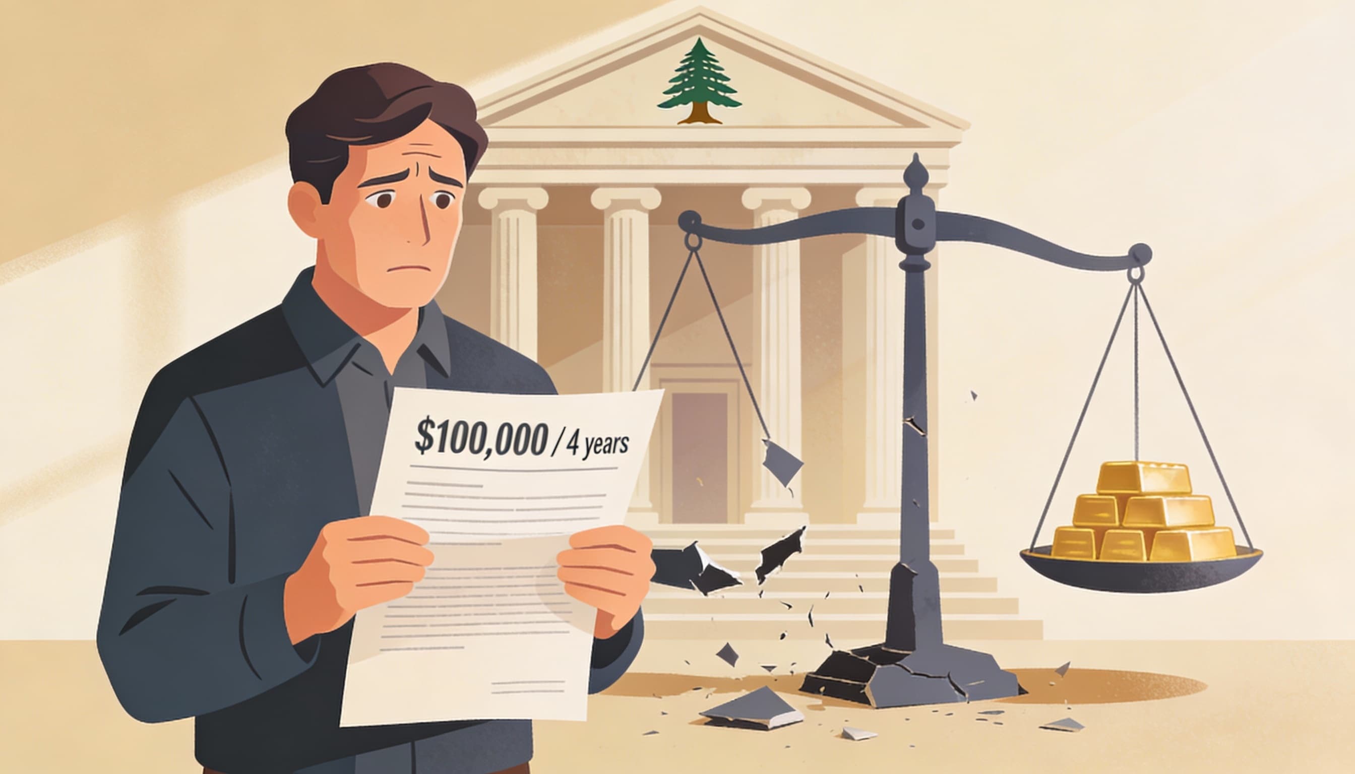 رابطة المودعين: قانون الفجوة المالية يعد بـ100 ألف دولار خلال 4 سنوات