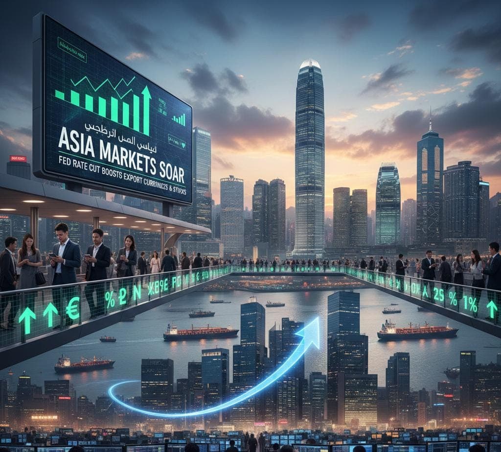 تعافي أسواق آسيا بعد خفض الفائدة الأميركية
