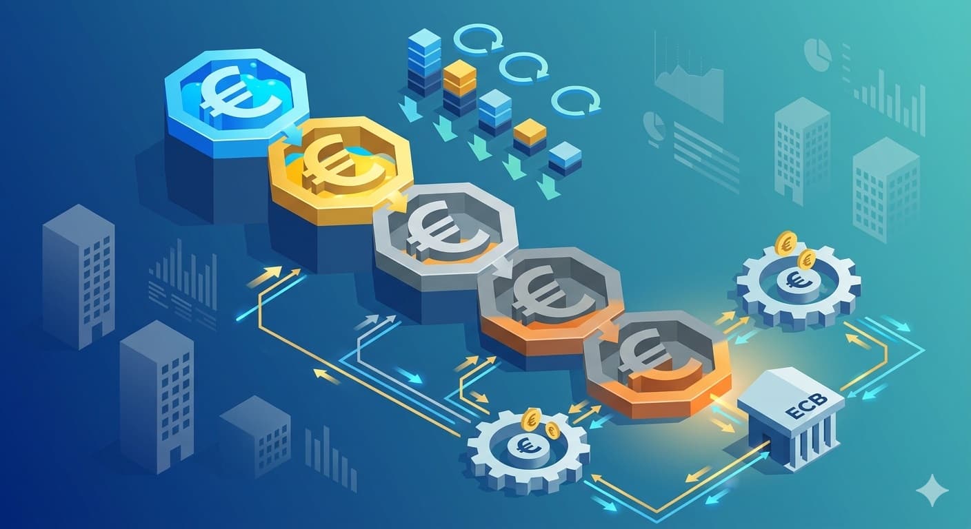البنك المركزي الأوروبي يوجه المصارف نحو القروض المنتظمة مع انحسار السيولة