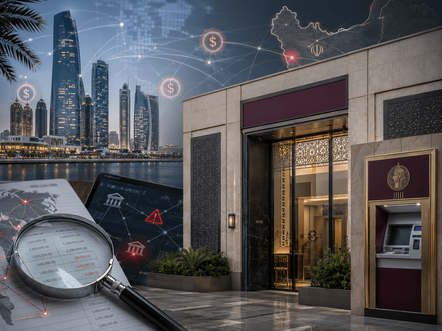 الإمارات تحقق في فرع بنك مصر بعد اتهامات أميركية بشأن صلات بإيران