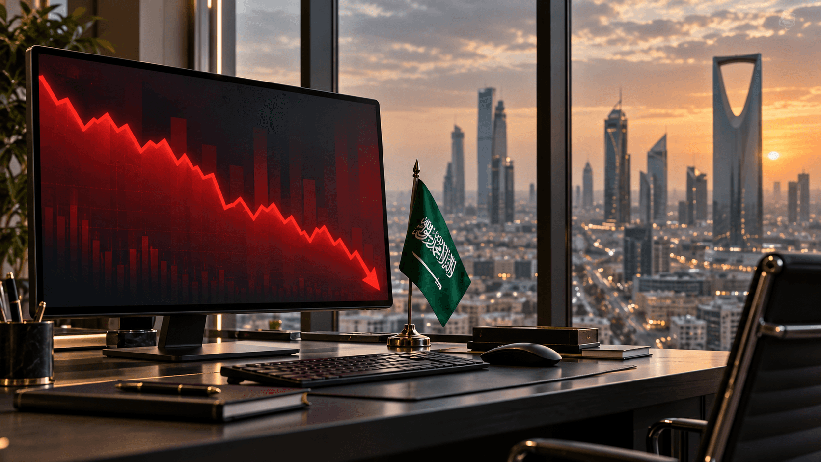 تاسي يتراجع 1% ويختتم الأسبوع بمكاسب 2.4%