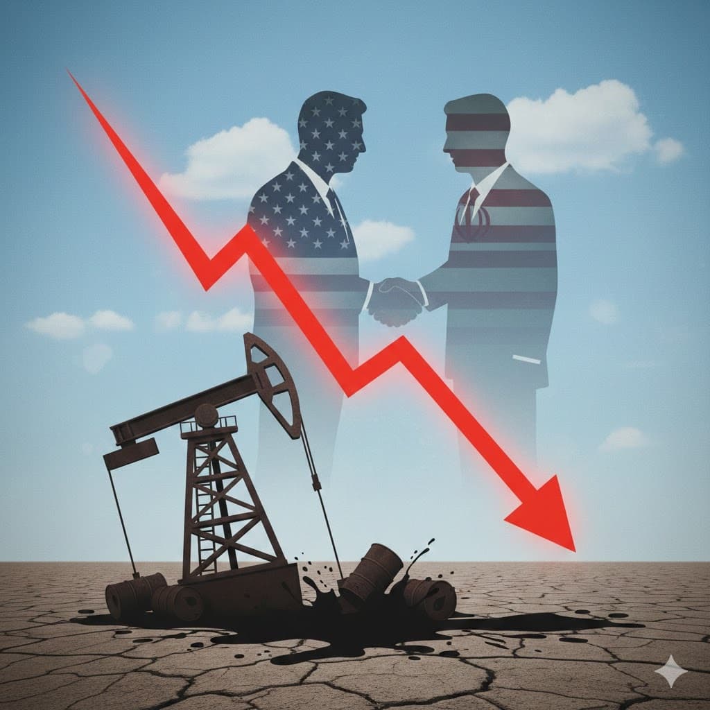 أسعار النفط تتراجع بنحو 5% مع انحسار التوترات بين الولايات المتحدة وإيران