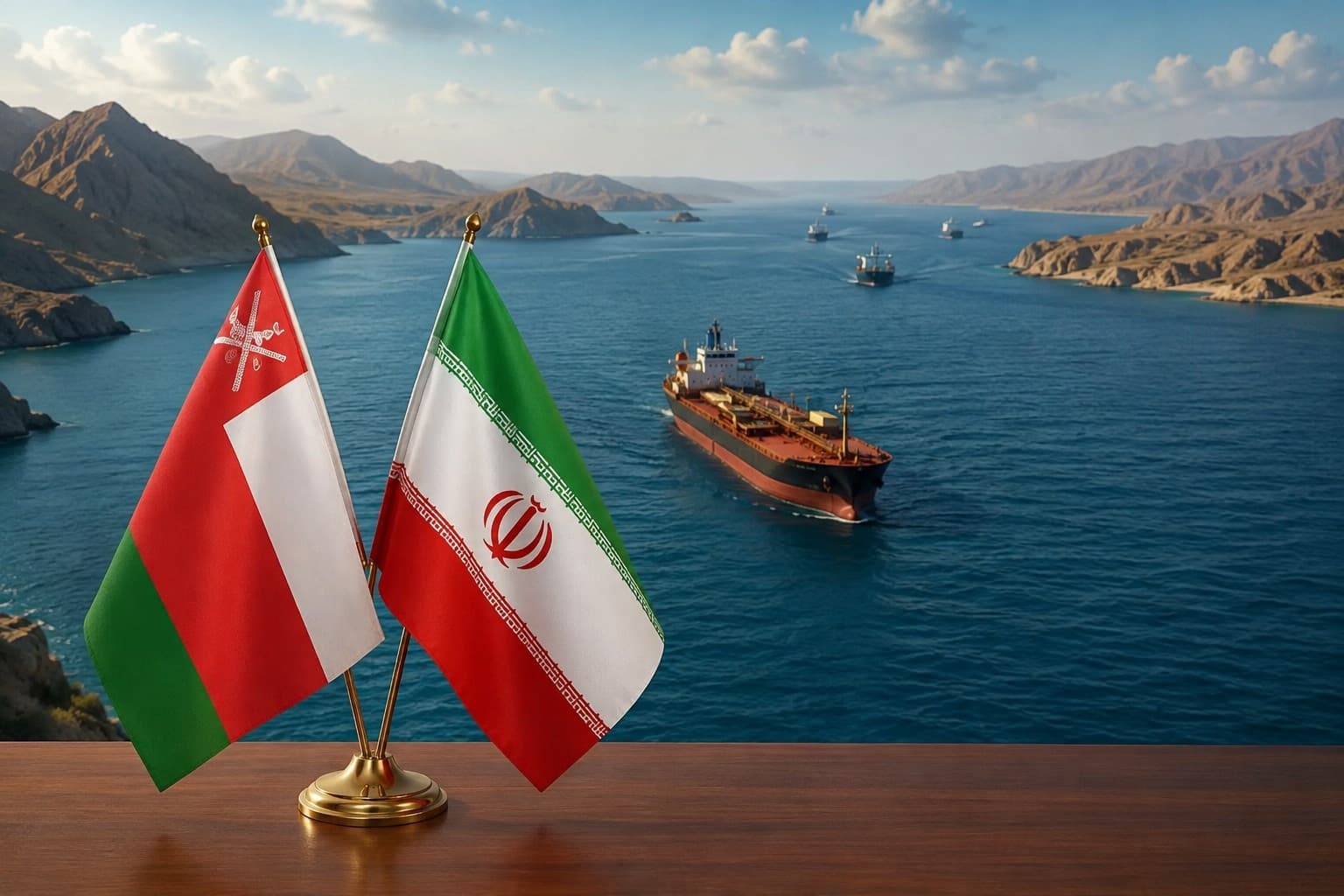 عُمان وإيران تبحثان استئناف الحوار وحرية الملاحة في مضيق هرمز