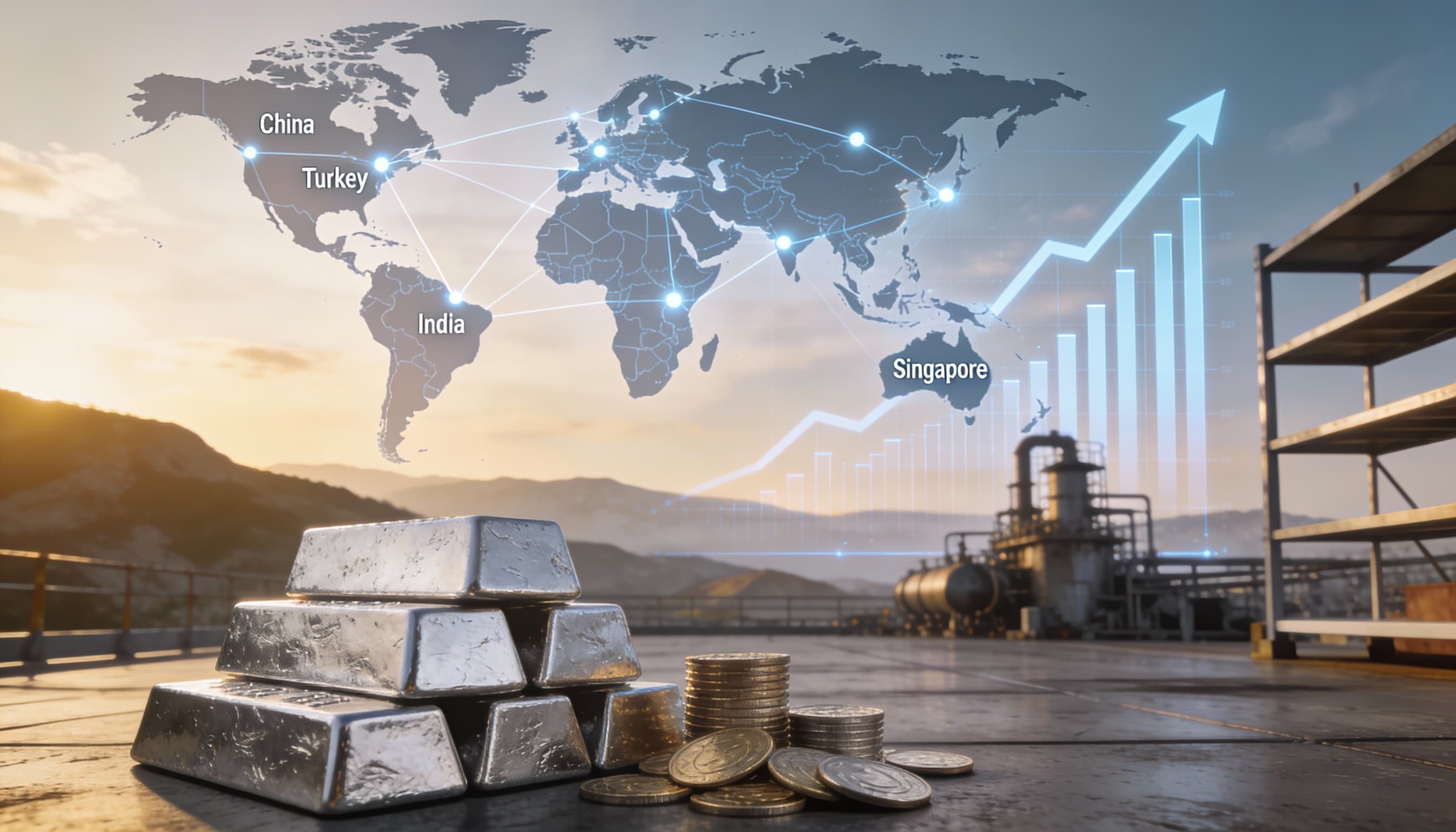 هوس الفضة عالميًا: ارتفاع 150% ونفاد السبائك في أسواق كبرى