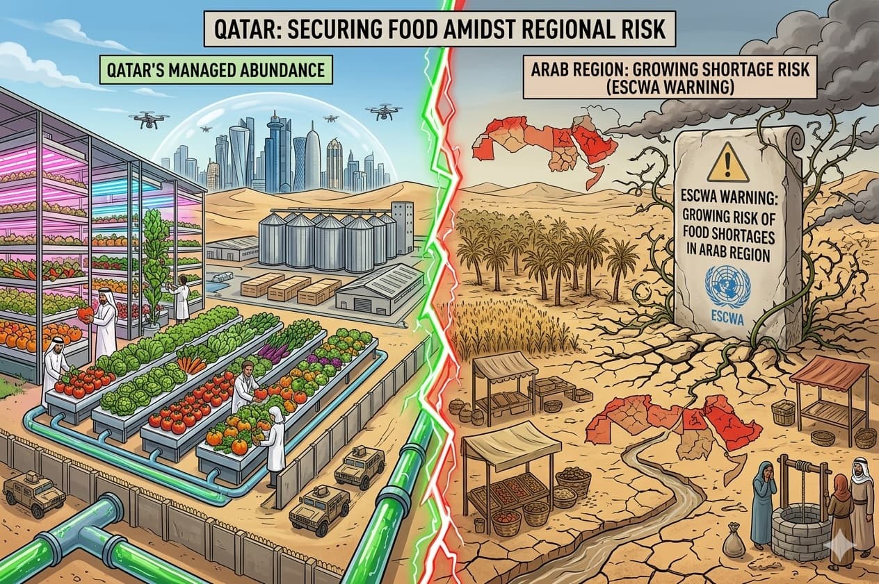 قطر تعزّز أمنها الغذائي وسط التوترات الإقليمية وتحذيرات من مخاطر على المنطقة