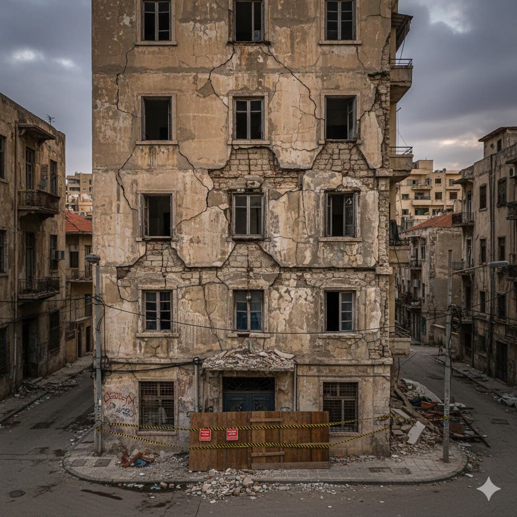 نقابة مالكي العقارات تحذّر: عشرات المباني القديمة مهدّدة بالانهيار والدولة مطالَبة بالتدخّل