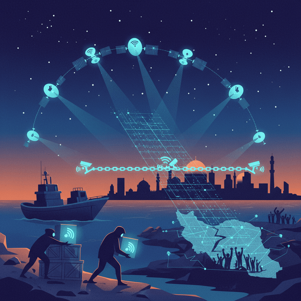 واشنطن ترسل سراً محطات ستارلينك إلى إيران في خضم صراع رقمي