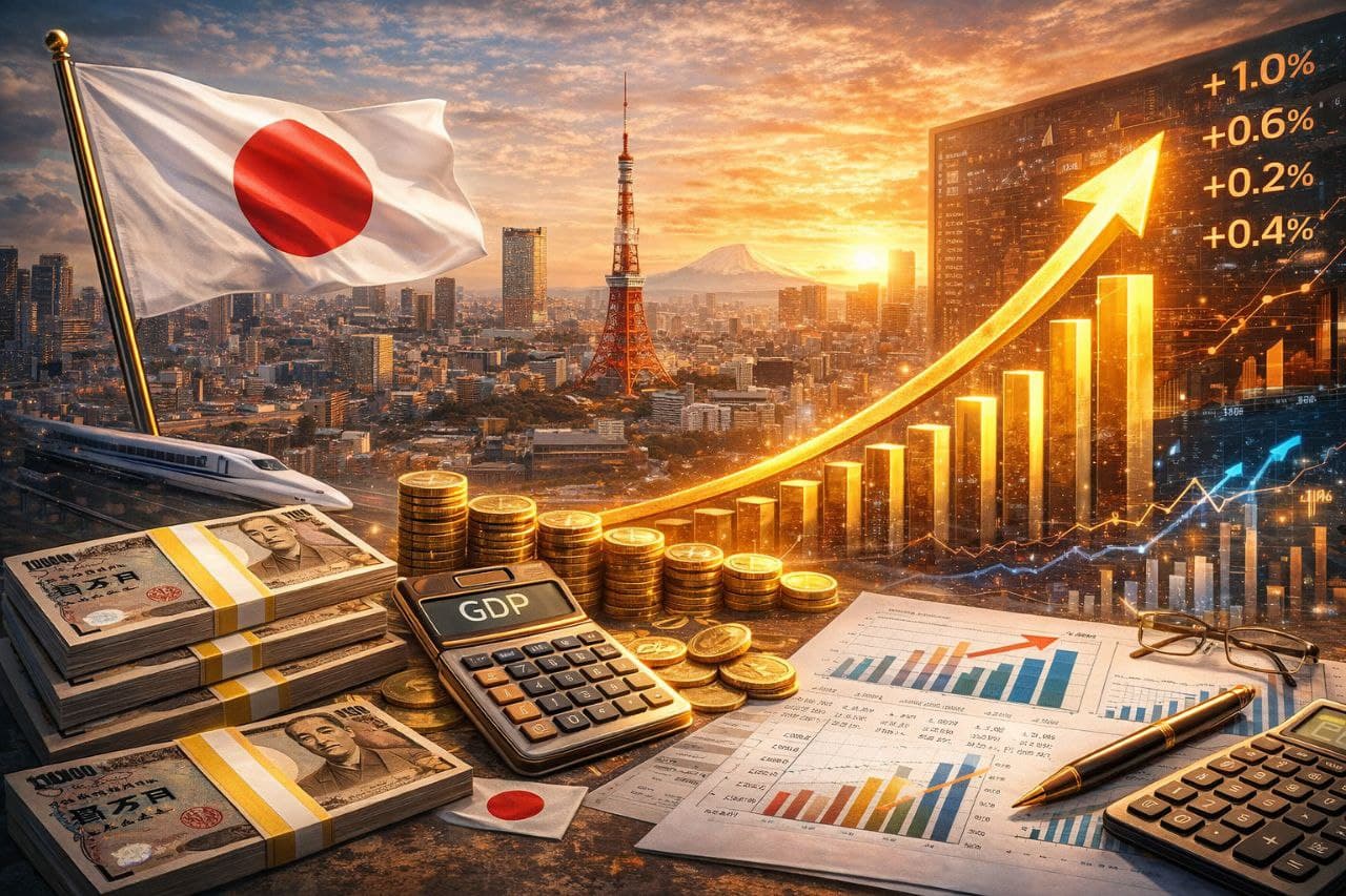 الاقتصاد الياباني يحقق نمواً طفيفاً ويتجنب الركود