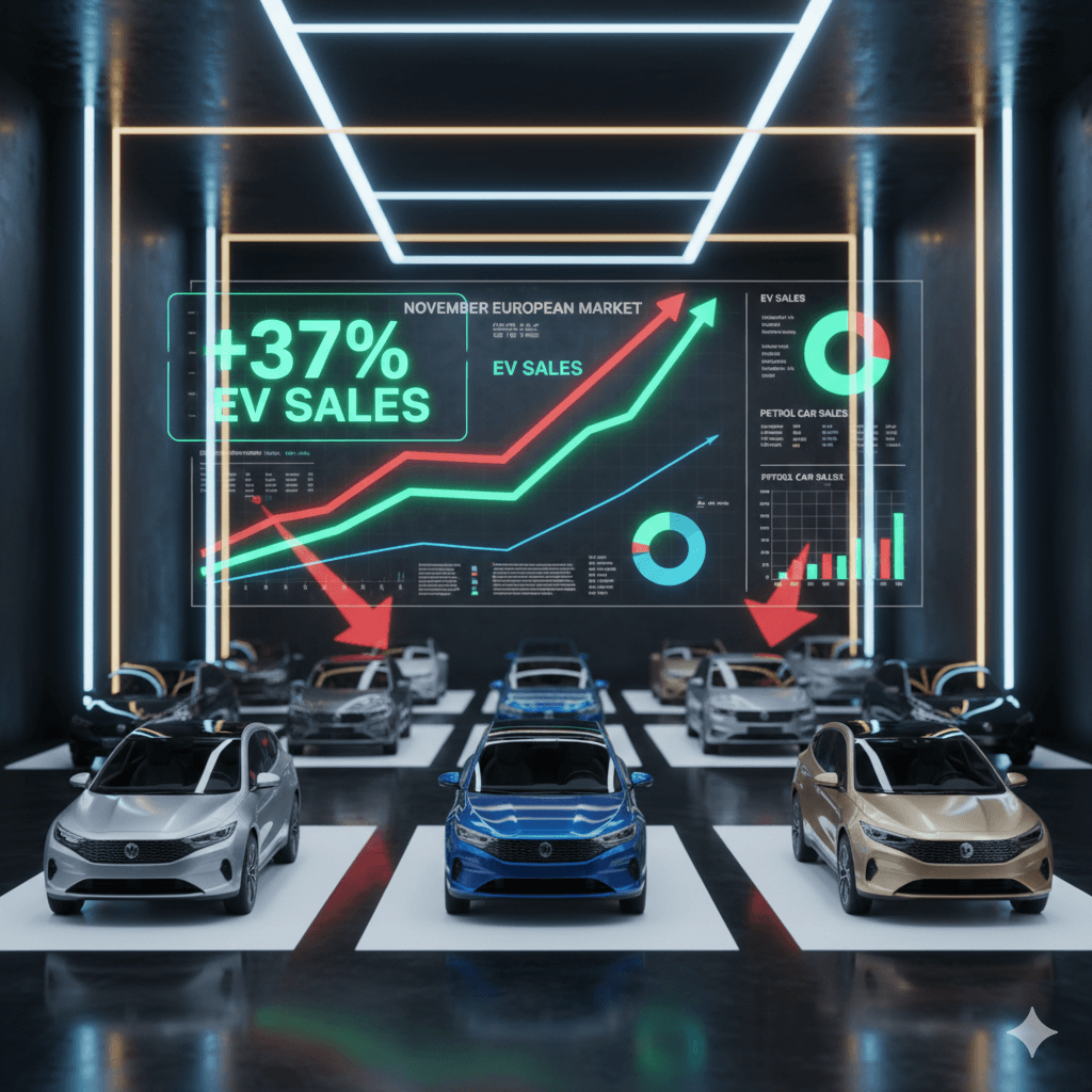 مبيعات السيارات في أوروبا ترتفع في تشرين الثاني مع زيادة الطلب على السيارات الكهربائية الاقتصادية