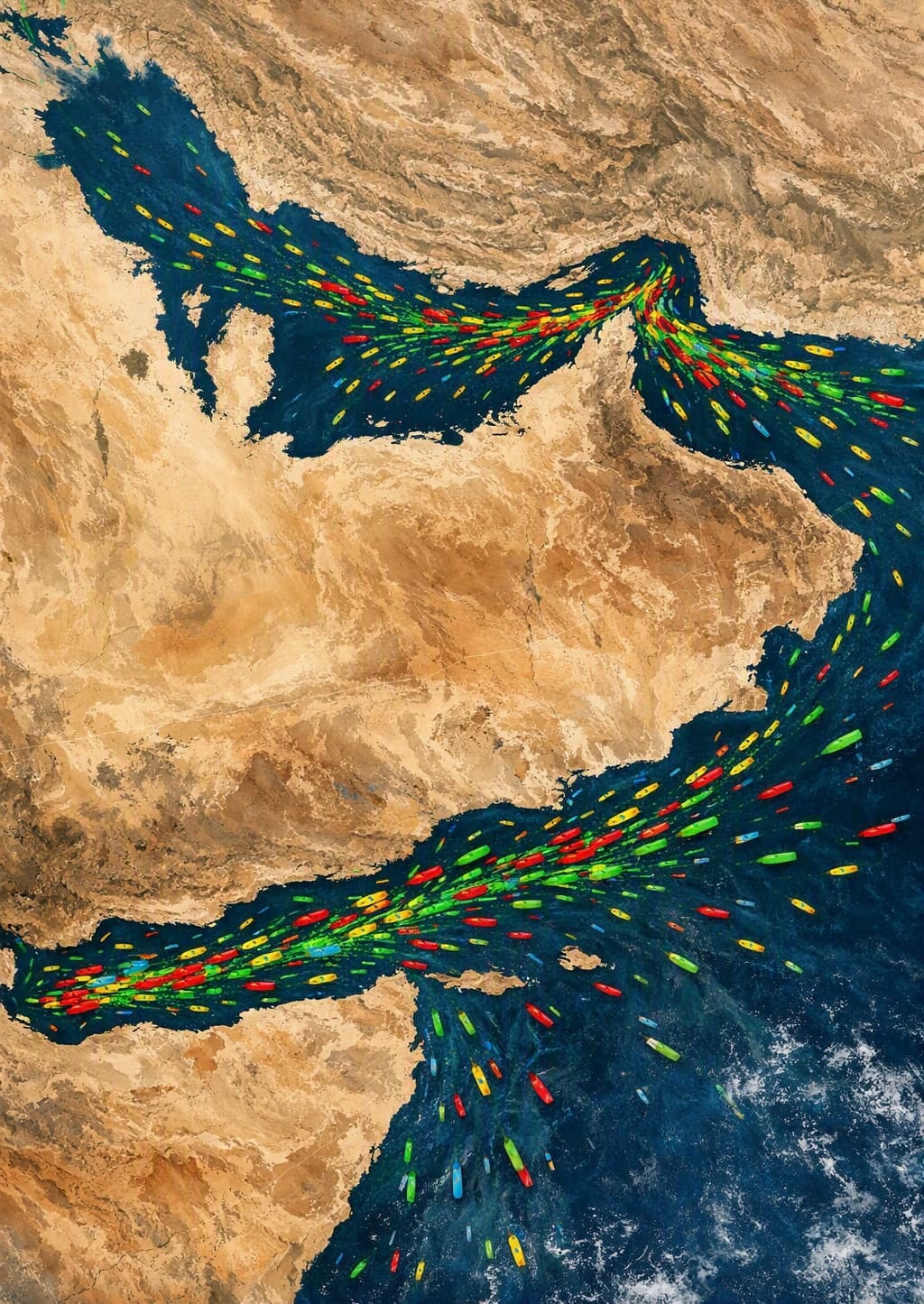 حركة السفن عبر مضيقي هرمز وباب المندب دون تغيّر كبير