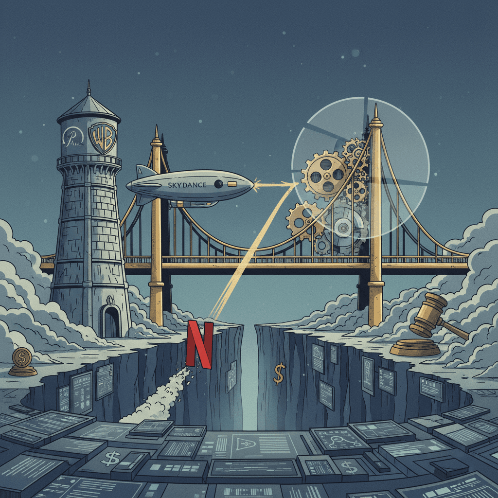 انسحاب نتفليكس يمهد الطريق لاندماج باراماونت وسكاي دانس مع وارنر برذرز