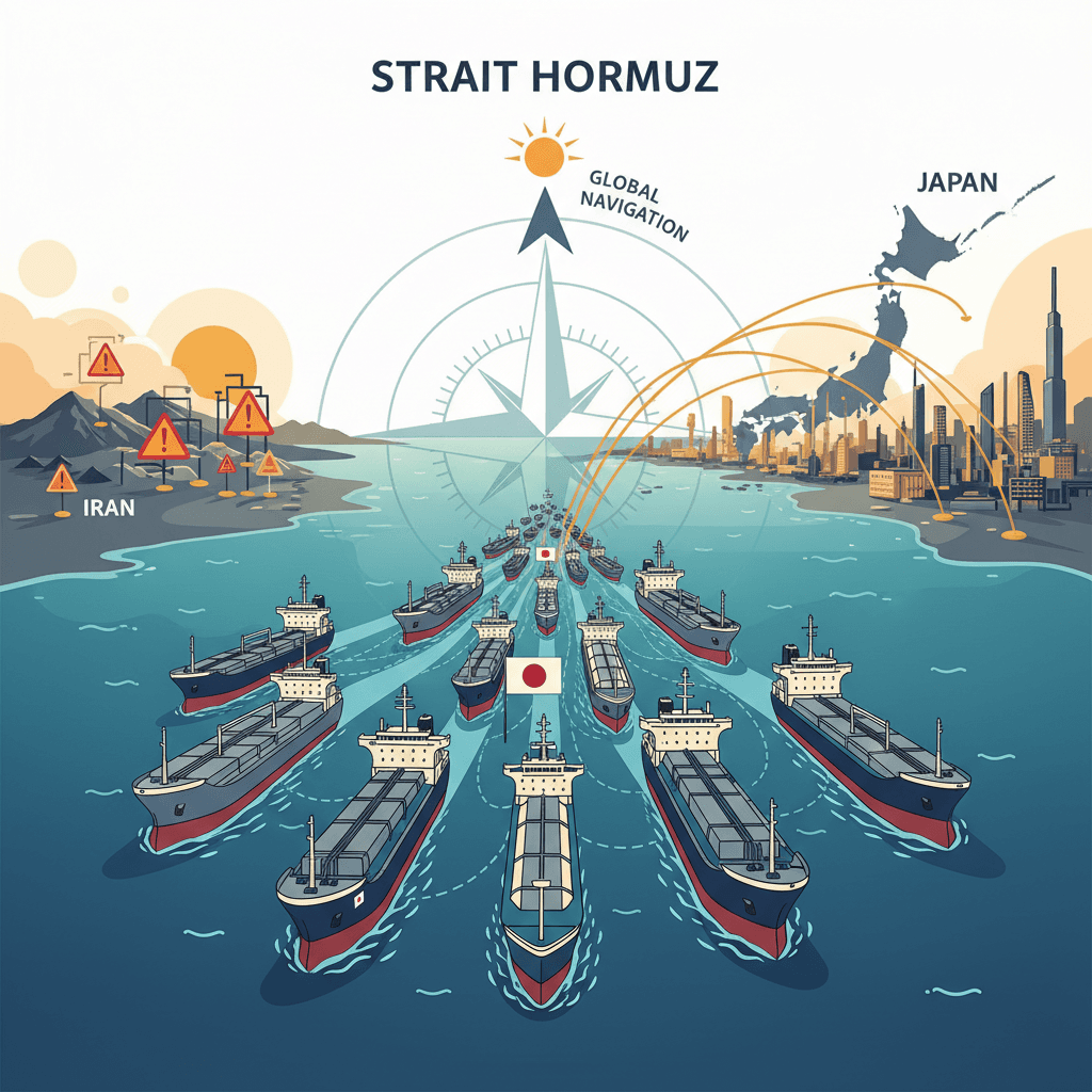 اليابان تؤكد أهمية الملاحة الجماعية في مضيق هرمز وتتجنب المحادثات الثنائية مع إيران