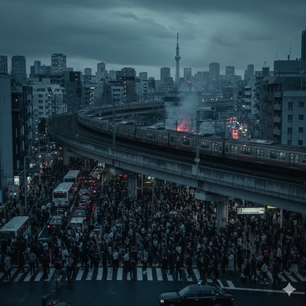 انقطاع الكهرباء يعرقل حركة القطارات في طوكيو 