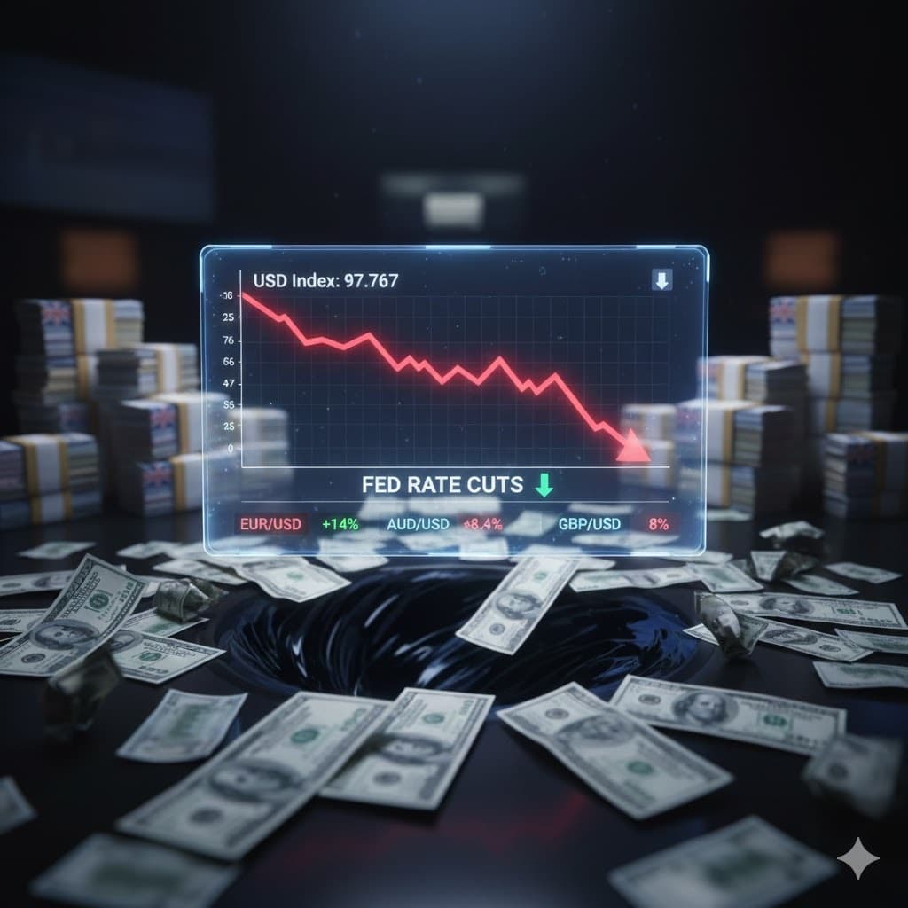 الدولار يسجل أسوأ أداء سنوي منذ أكثر من 20 عاماً مع توقعات بخفض الفائدة الأميركية