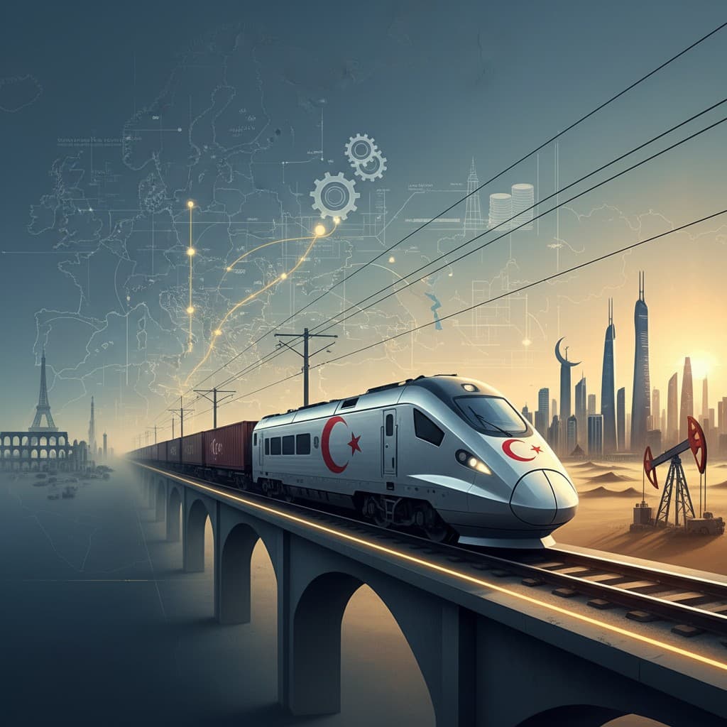 تركيا تقود مشروعاً طموحاً لربط أوروبا بالخليج عبر شبكة سكك حديدية حديثة