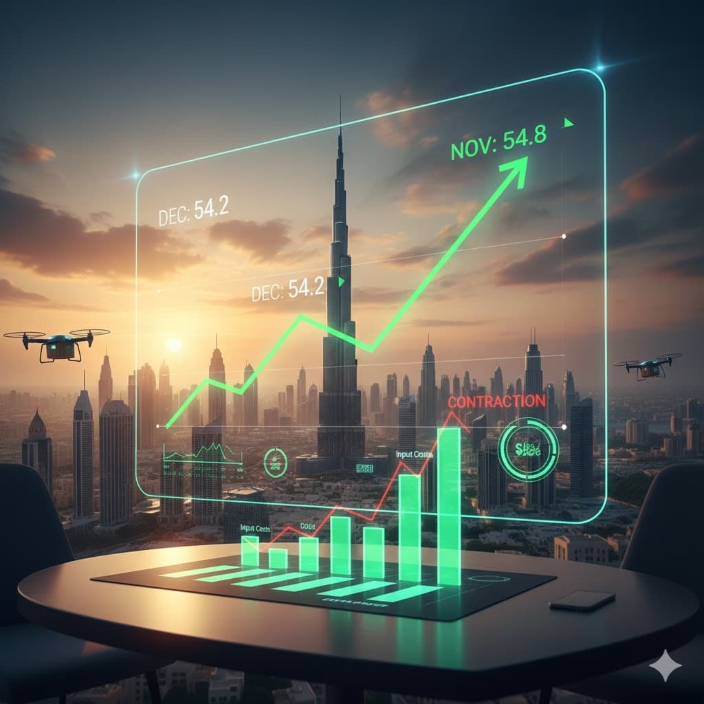 القطاع الخاص غير النفطي في الإمارات يحافظ على نموه القوي 