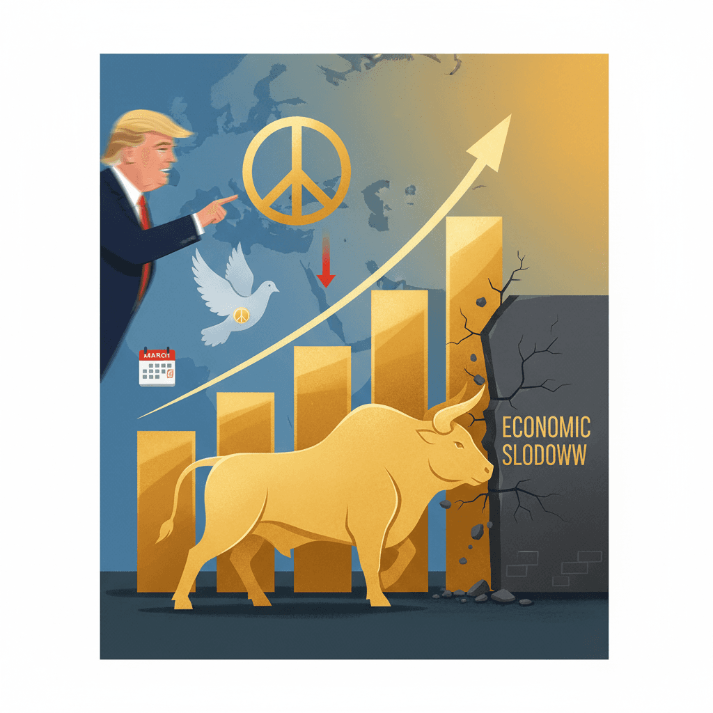 الذهب يوسّع مكاسبه الأربعاء مع تلميح ترامب بقرب انتهاء الحرب