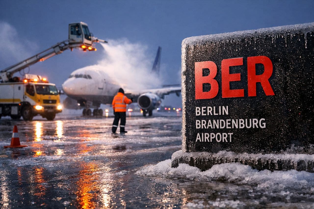 الجليد الأسود يواصل شلّ حركة الطيران في مطار برلين