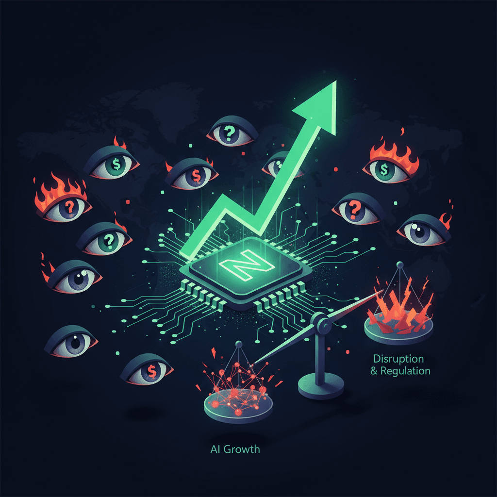 هل تهدئ أرباح إنفيديا مخاوف وول ستريت بشأن الذكاء الاصطناعي؟