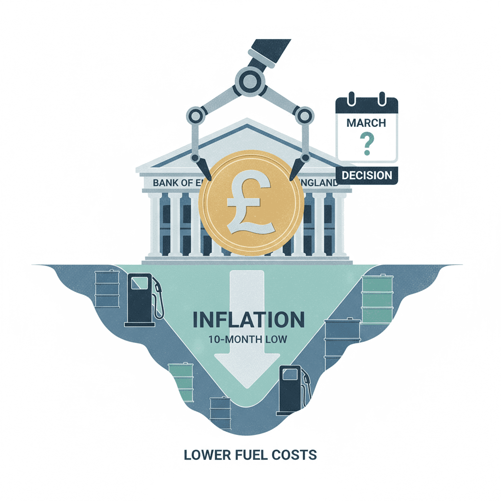انحسار التضخم البريطاني يثير التكهنات حول خفض محتمل للفائدة