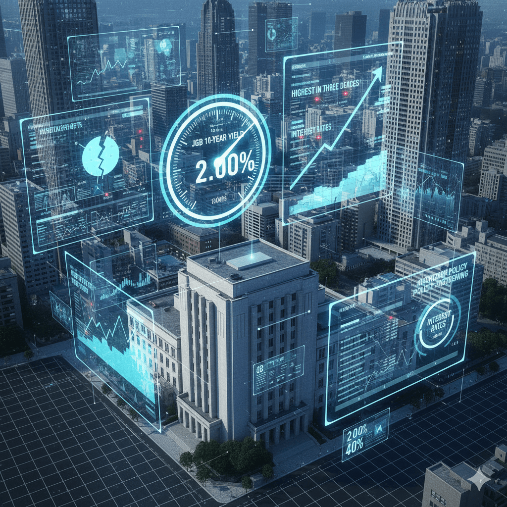 عوائد السندات اليابانية لعشر سنوات تبلغ 2% للمرة الأولى منذ سنوات