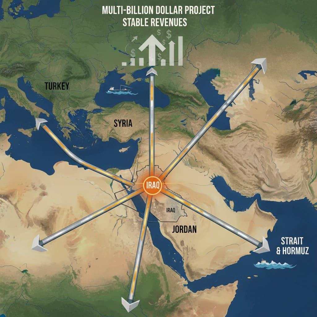 العراق يعزز خطط تصدير النفط عبر خط أنابيب استراتيجي متعدد الاتجاهات