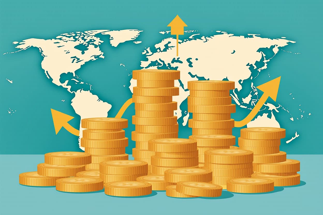 الذهب يستمر كملاذ آمن وسط تراجع الثقة بالعملات الكبرى