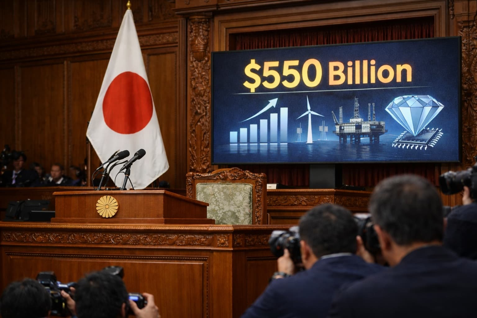 مشاريع بقيمة 550 مليار دولار بعد عودة تاكايتشي إلى رئاسة وزراء اليابان