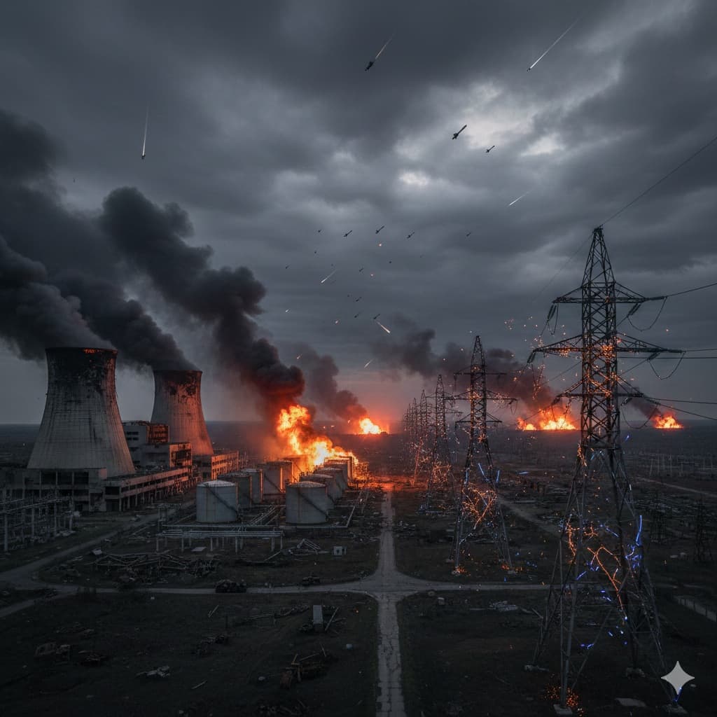 روسيا وأوكرانيا تتبادلان الضربات على البنية التحتية للطاقة