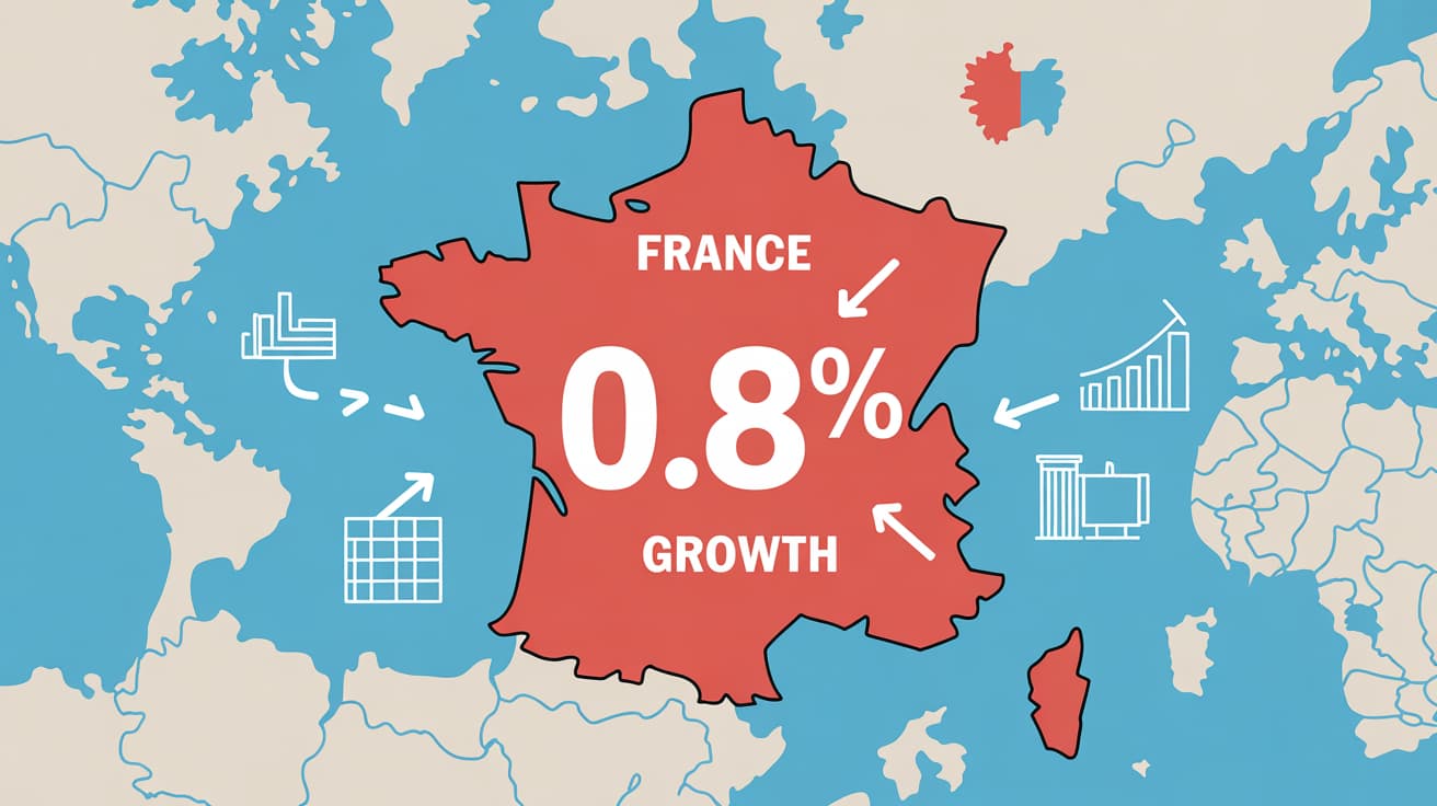 فرنسا تتجه لنمو 0.8% في 2025 رغم الاضطرابات السياسية