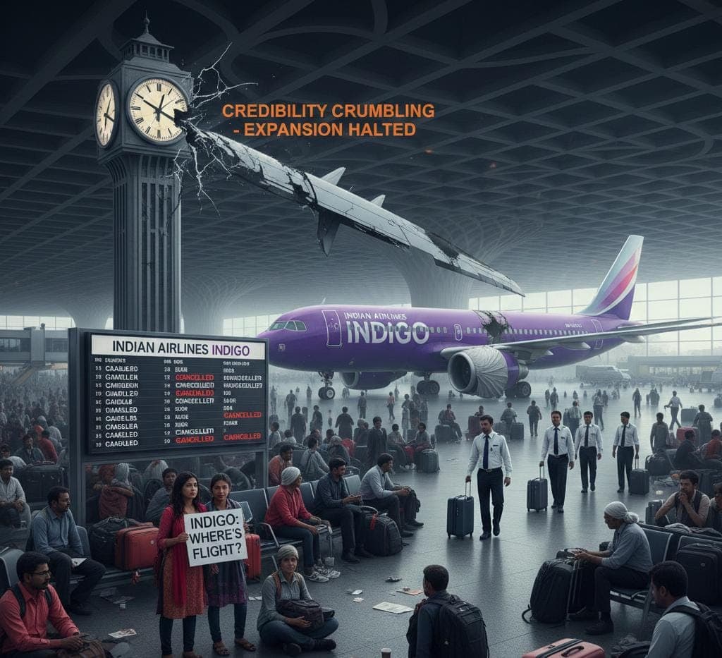 أزمة كبرى: أكثر من 1000 رحلة ملغاة تشلّ حركة الطيران في الهند