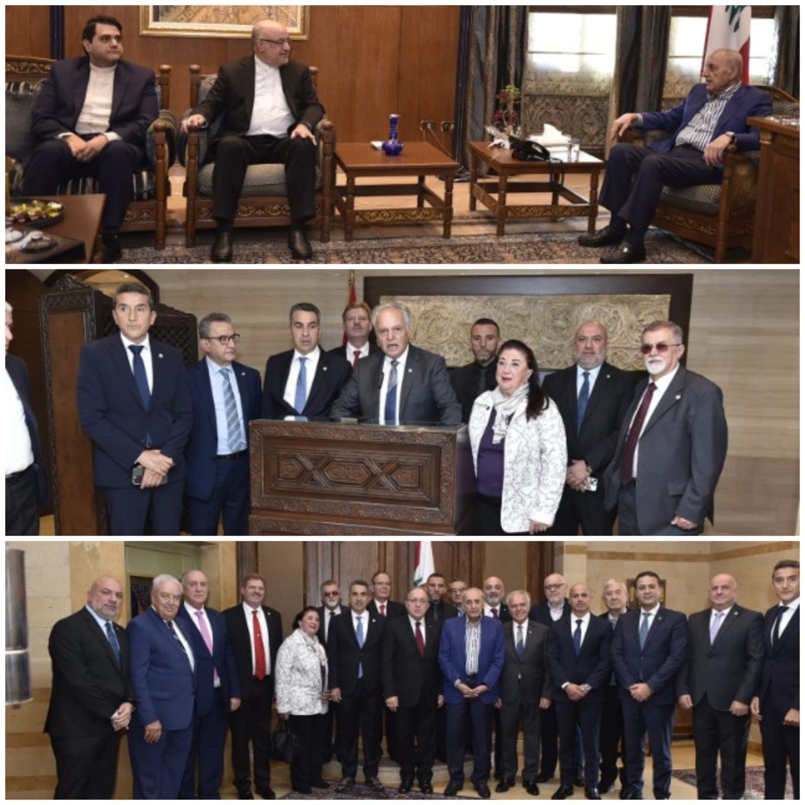 برّي يلتقي قيادة الاغتراب ويؤكد قدسية الودائع