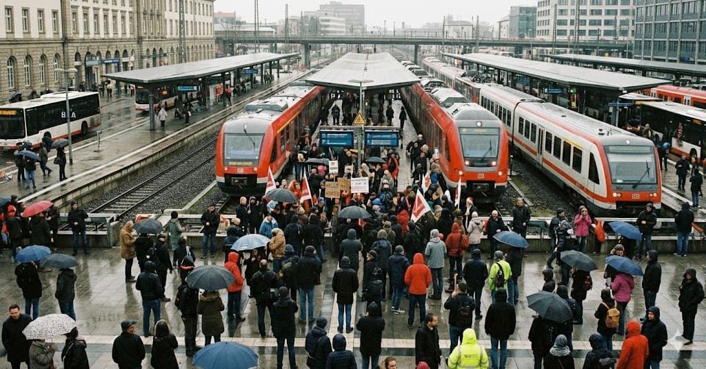إضراب نقابي واسع...يشل حركة النقل العام في ألمانيا