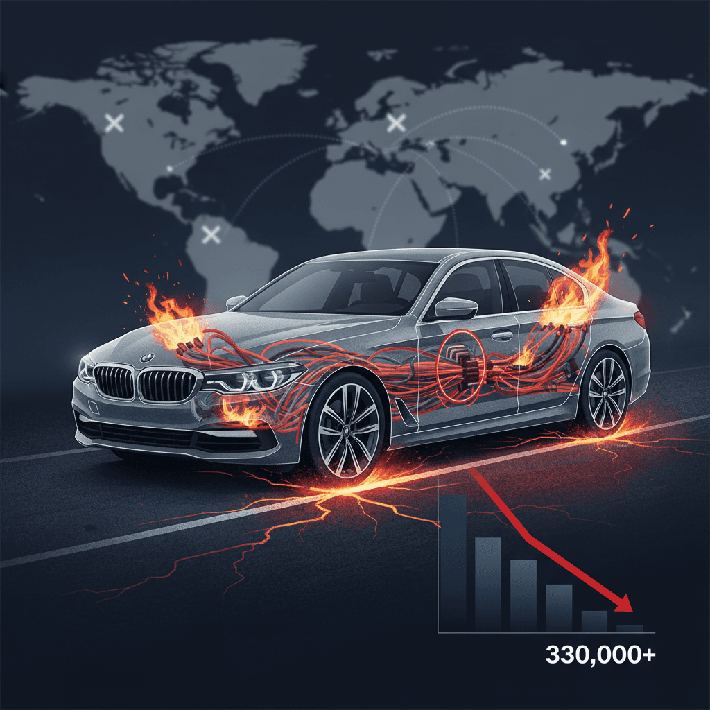 بي إم دبليو (BMW) تسحب 330 ألف سيارة بسبب خلل أسلاك يؤدي لنشوب حريق