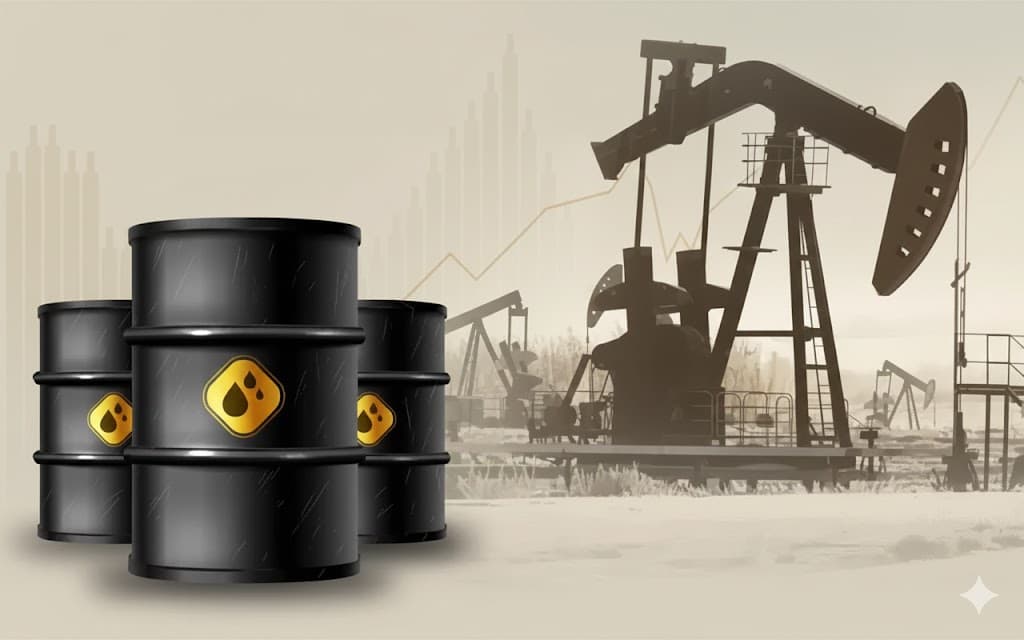  تراجع أسعار النفط وسط زيادة المخزونات وتوترات الشرق الأوسط