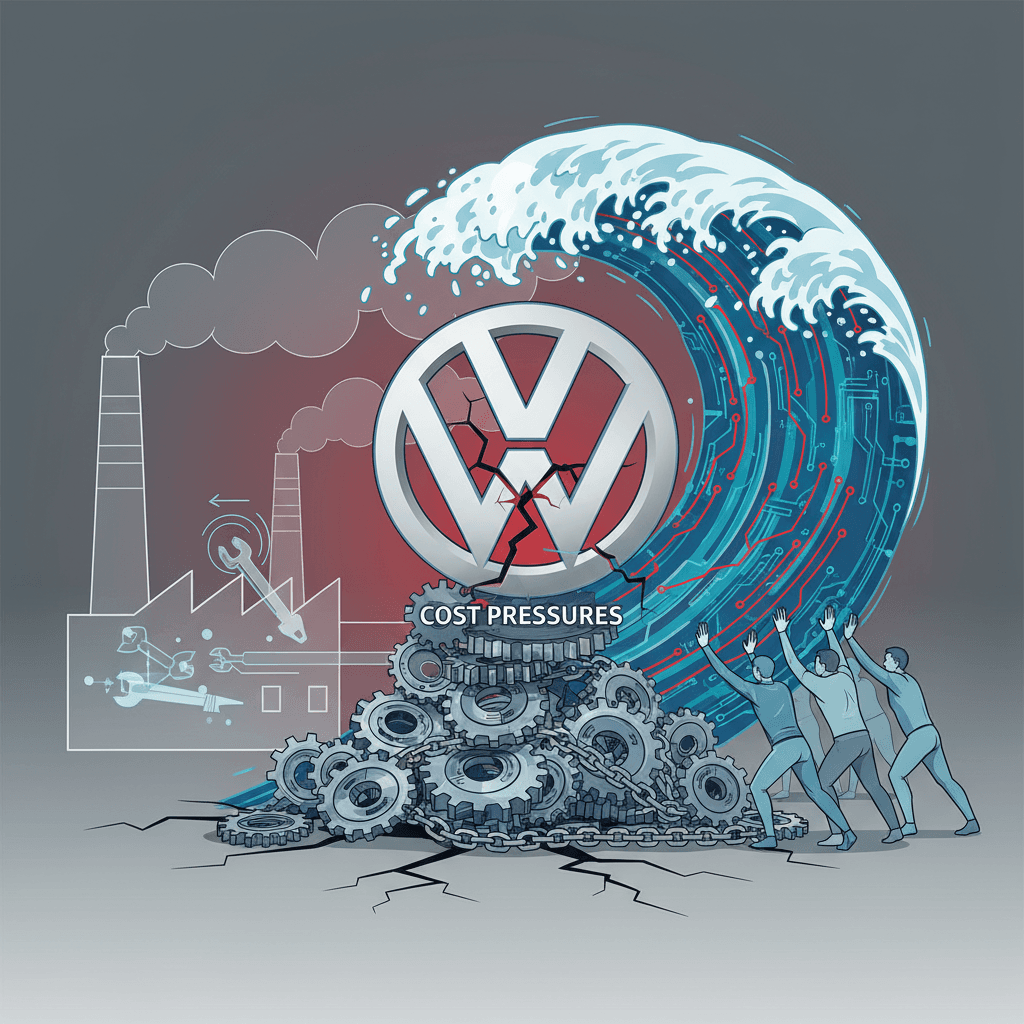 فولكسفاغن تواجه تحديات الربحية مع صعود المنافسة الصينية وارتفاع التكاليف