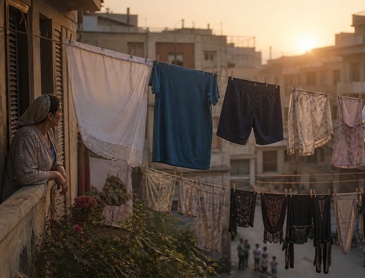منشر غسيل الأسرار... حين تتكلم الثياب أكثر من أصحابها