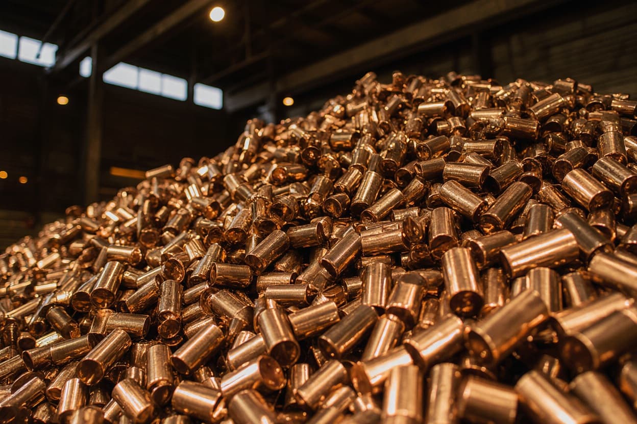 إرتفاع قياسي للنحاس.... 11,705 دولاراً للطن