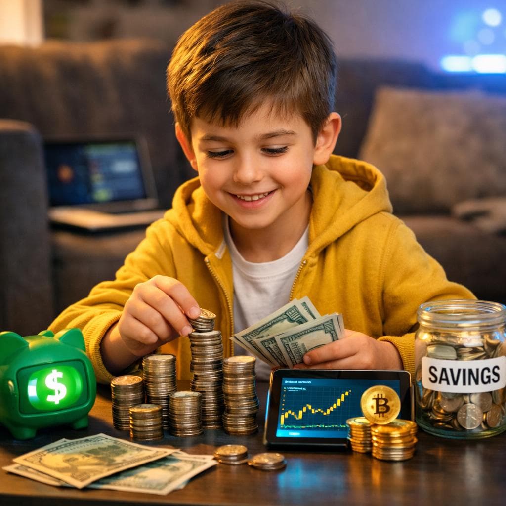 كيفية تعليم أطفال الجيل ألفا المال في عالم رقمي