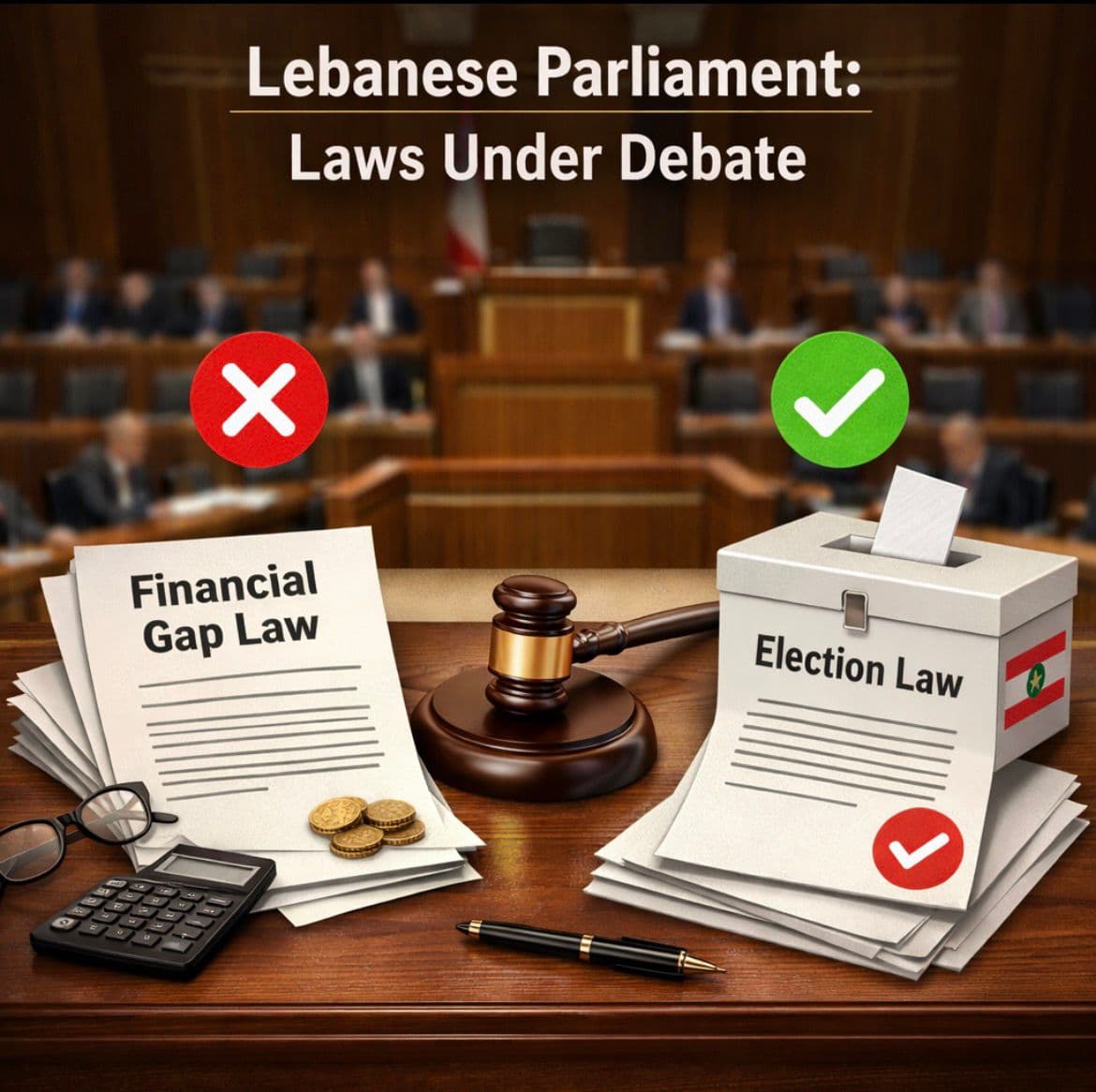 قانون الفجوة المالية وقانون الانتخاب لن يقرّا قبل موافقة اللجان