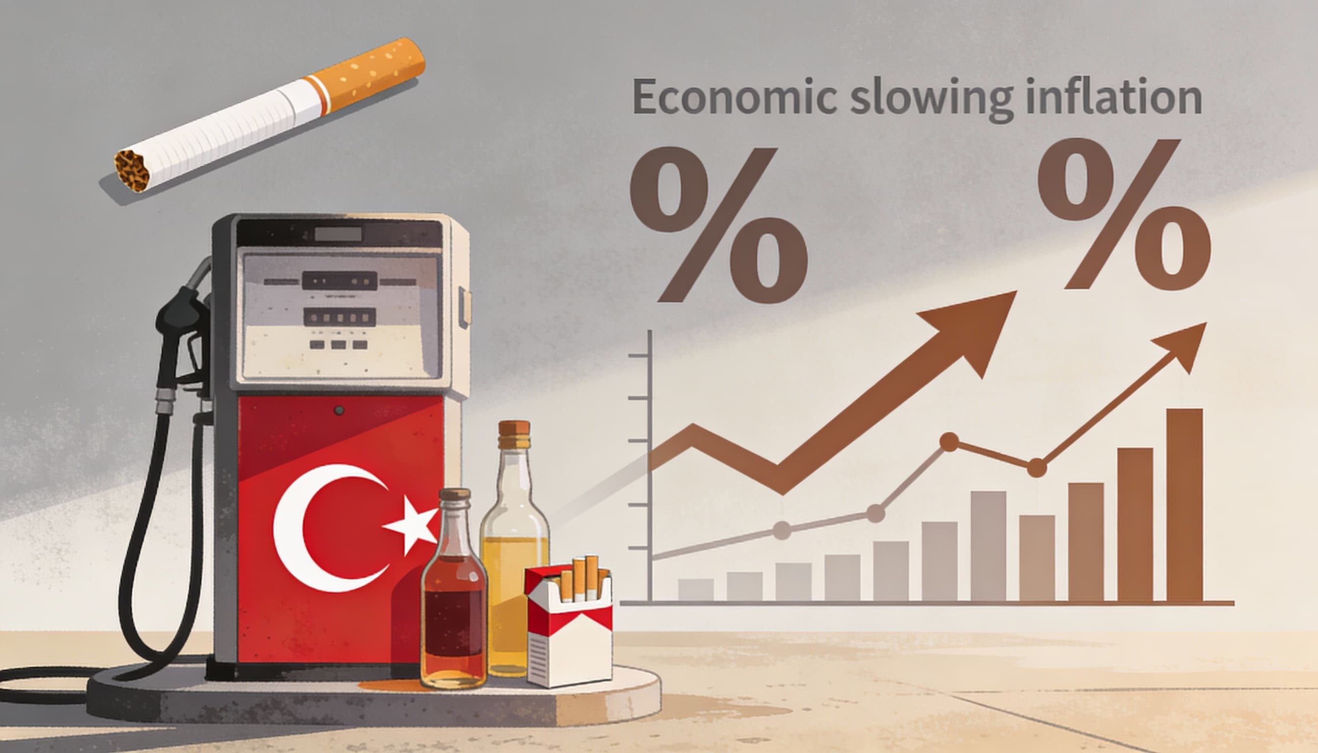 تركيا ترفع ضرائب الوقود 6.95% والتبغ 7.95%