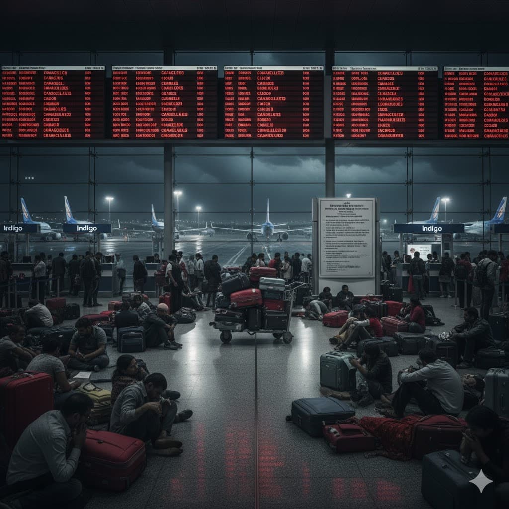 إنديغو تعصف بالرحلات الجوية في الهند: فوضى المسافرين وتدخل الحكومة