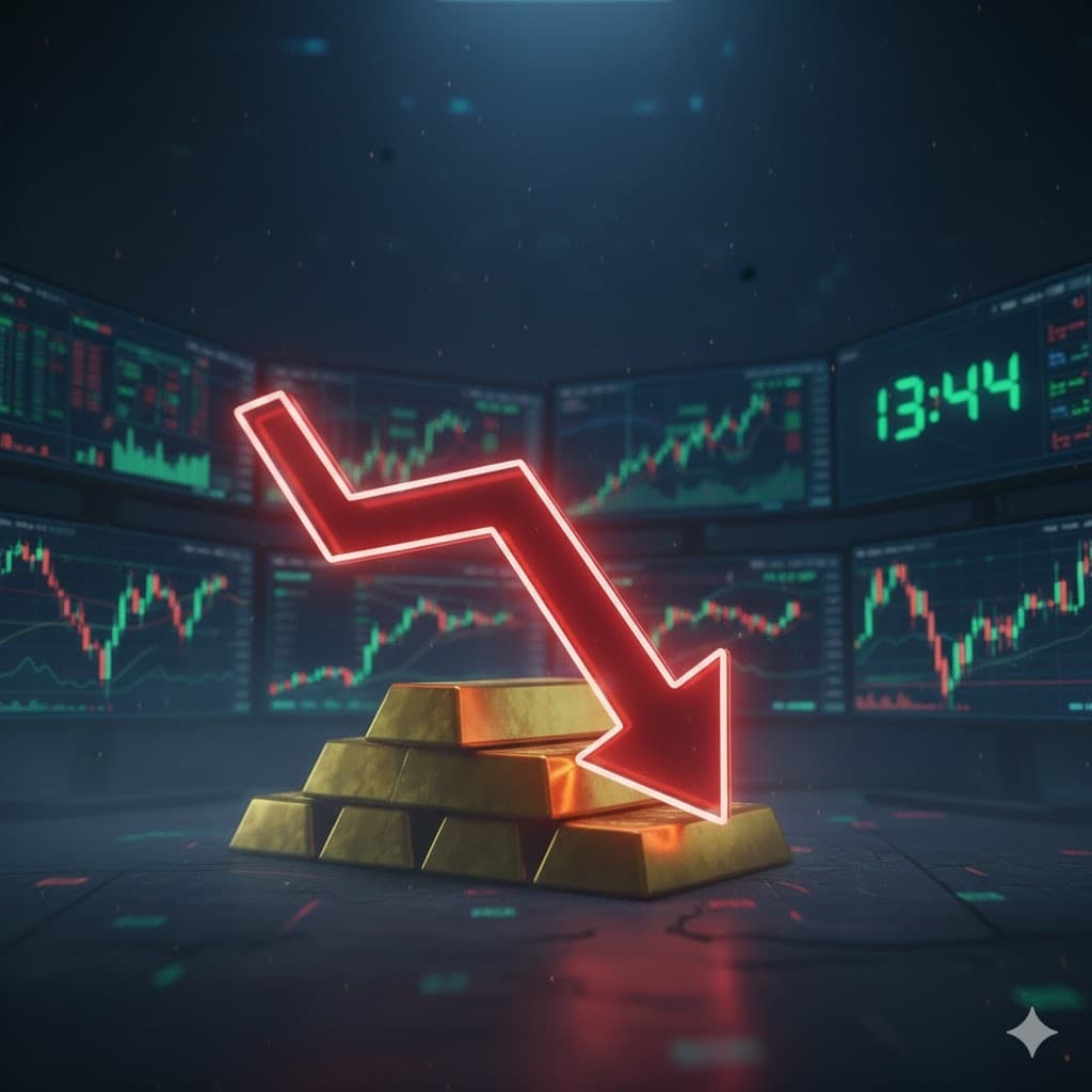 الذهب يواصل التراجع ويهبط بأكثر من 4% إلى 4346.15 دولار للأوقية