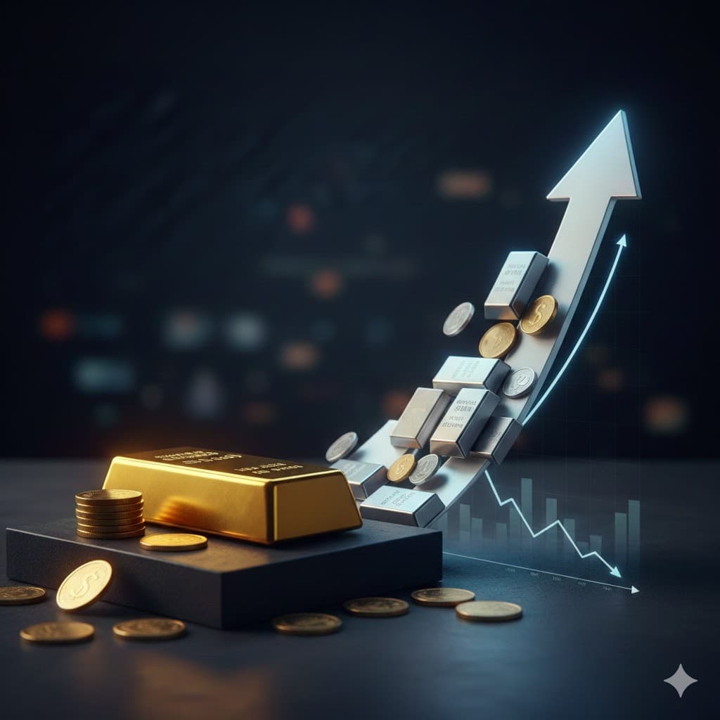 استقرار الذهب وصعود الفضة قرب مستويات قياسية وسط توقعات بتيسير الفائدة الأميركية