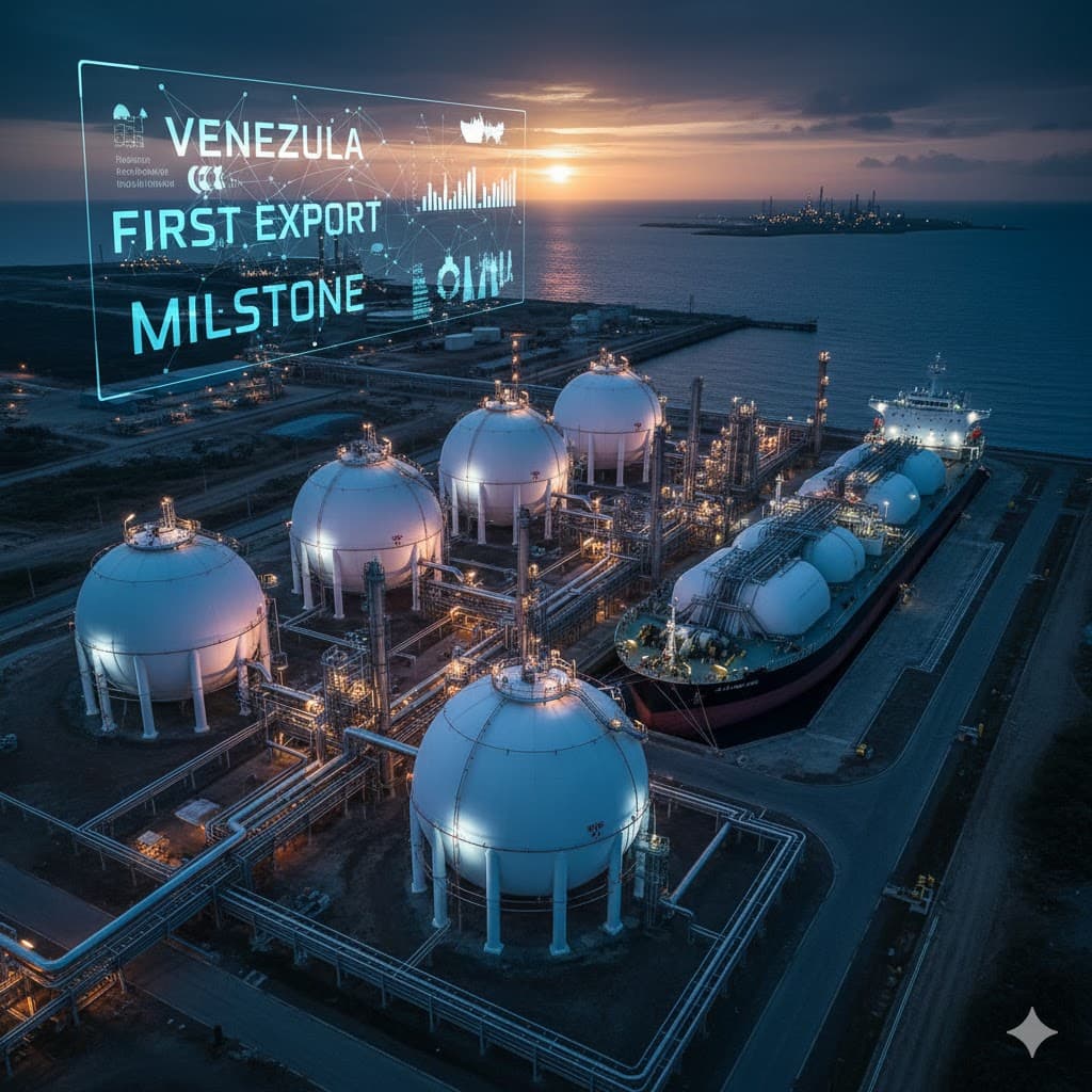 فنزويلا توقع أول اتفاقية في تاريخها لتصدير الغاز المسال