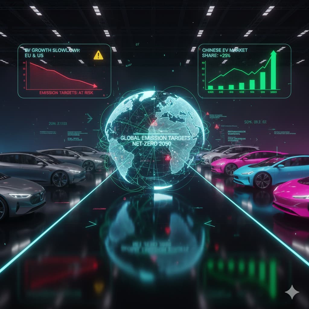 تباطؤ مبيعات السيارات الكهربائية يفرض تحديات على الصناعة والوظائف والمناخ